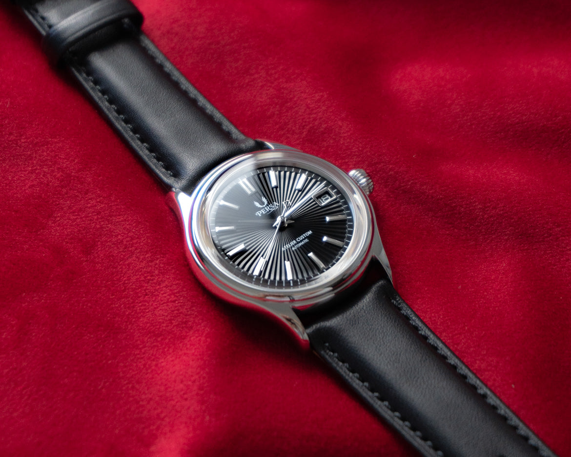 Finished one-of-one Persa mechanical watch