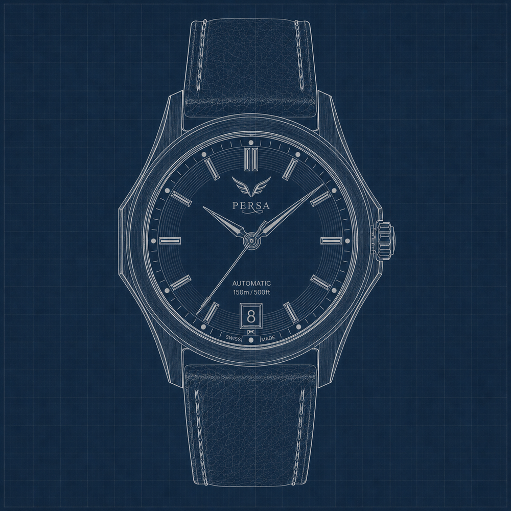 Project Skyline watch drawing