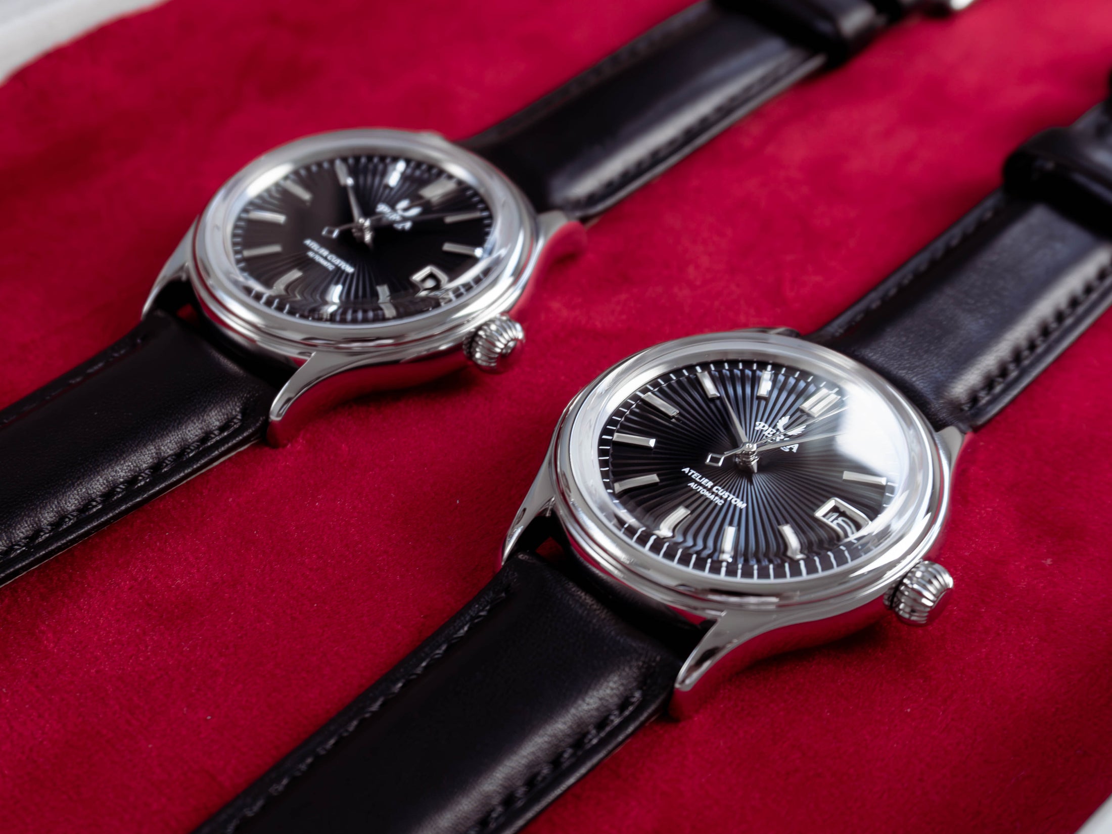 Watchmaker assembling a custom Persa watch